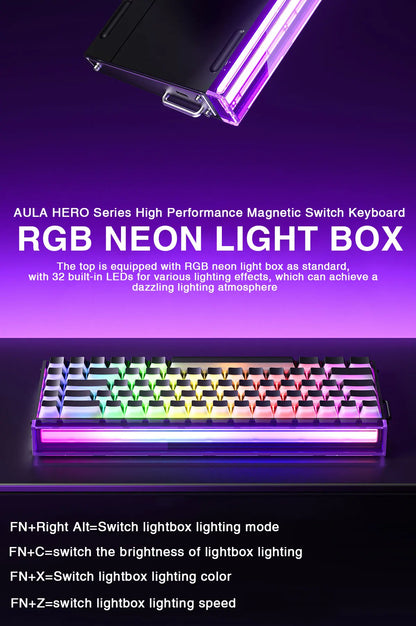 HERO 68HE RGB Mechanical Gaming Keyboard, 68-Key Wired