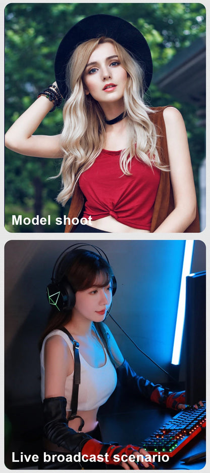 Upgrade RGB Video Light Stick w Barndoor Wand Party Colorful LED Lamp Fill Light Handheld Flash Speedlight Photography Lighting
