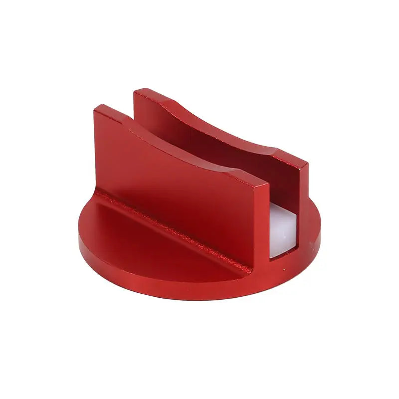 Pinch Weld Jack Adapter Magnetic Aluminum Grooved Magnetic Jacking Puck Universal Magnetic Jack For Sub-Frame Vehicle Floor Jack