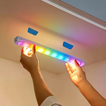 RGB Ambient Sensor Light - Adjustable Rainbow Gradient Running Light Suitable for Various Scenes Such As Living Room Bedroom