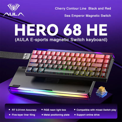 HERO 68HE RGB Mechanical Gaming Keyboard, 68-Key Wired