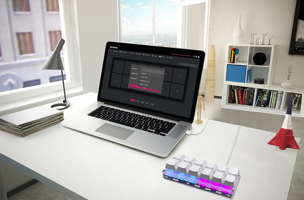 12-Key RGB Mechanical Gaming Keypad, One-Handed, USB-C