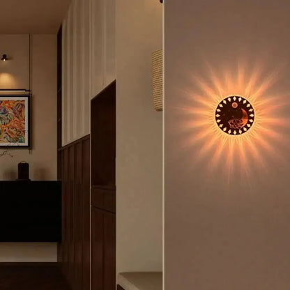 RGB Ambient Light Wireless Wall Lamp USB Rechargeable Dimmable Control RGB Gradient Lamp Motion Sensor Magnetic Sticker