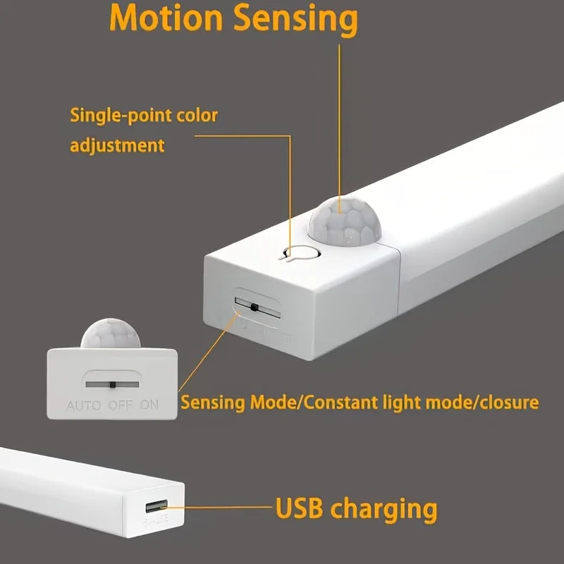 RGB Ambient Sensor Light - Adjustable Rainbow Gradient Running Light Suitable for Various Scenes Such As Living Room Bedroom