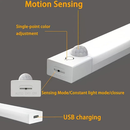 RGB Ambient Sensor Light - Adjustable Rainbow Gradient Running Light Suitable for Various Scenes Such As Living Room Bedroom