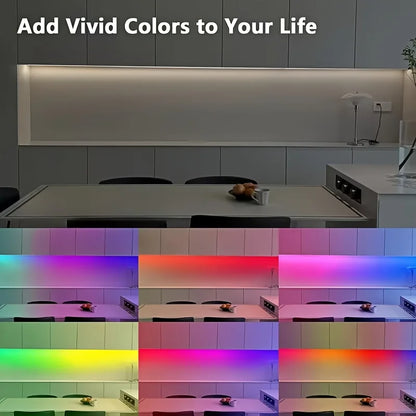 RGB Ambient Sensor Light - Adjustable Rainbow Gradient Running Light Suitable for Various Scenes Such As Living Room Bedroom