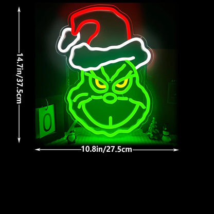 Christmas Neon Signs LED Neon Lights for Wall Decor Bedroom Livingroom Christmas Party Decorations A Great Gift for Children
