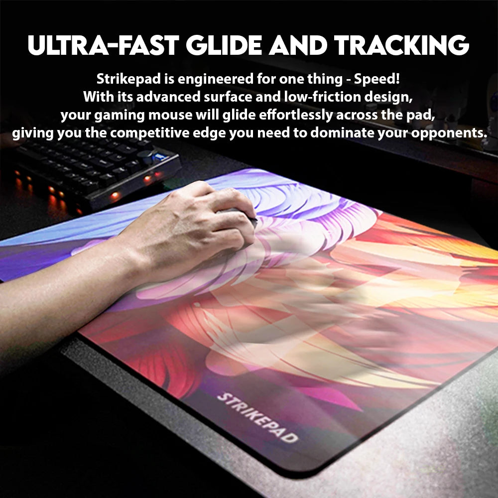 FANTECH Strikepad MST491 Gaming Mousepad Alluring Holographle Design 490x420x3mm Mouse Mat Waterproof and No Edge Stitching