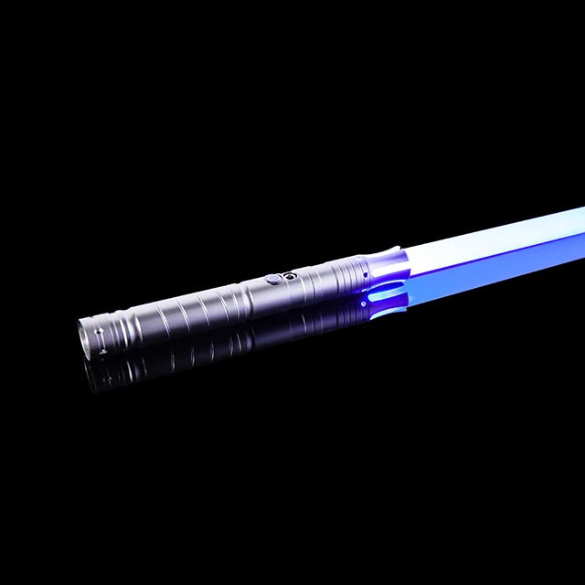 RGB Metal Lightsaber — 14-Color LED Sword with Sound Effects & USB Rechargeable Battery