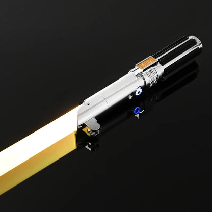 RGB Metal Lightsaber — 14-Color LED Sword with Sound Effects & USB Rechargeable Battery