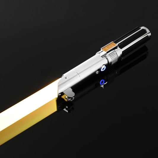 RGB Metal Lightsaber — 14-Color LED Sword with Sound Effects & USB Rechargeable Battery