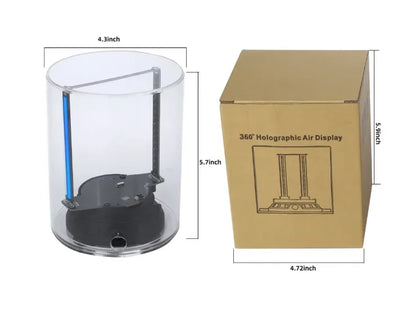 360° No Dead Angle 3D Hologram Fan - HD LED Display with Remote for Commercial Events