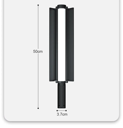 Upgrade RGB Video Light Stick w Barndoor Wand Party Colorful LED Lamp Fill Light Handheld Flash Speedlight Photography Lighting