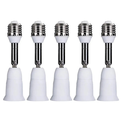 LED Light Bulb E27 Socket Flexible Extension Adapter Converter Wall Base Holder Screw Extension Cord for Lamp Holder