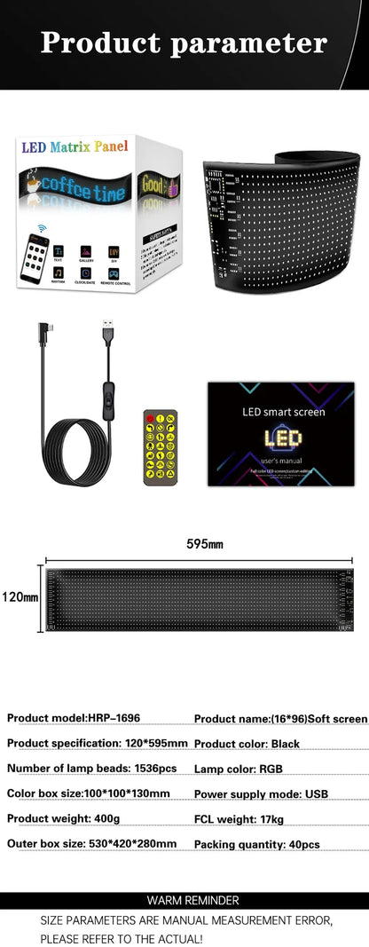 Demon Eyes Car LED Logo APP LED Matrix Pixel Panel Night Light DIY Programmable Flexible LED Display for Car Truck Accessorie