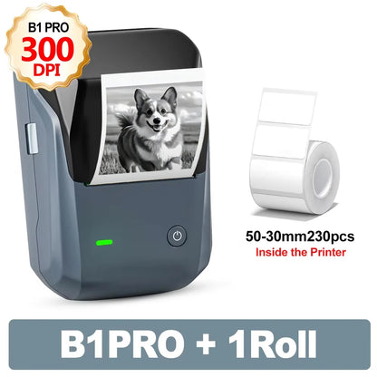 Niimbot B1 Mini Portable Thermal Printer Self-Adhesive Sticker Label Maker Pocket Printer Labeling Machine Bluetooth Niimbot B1