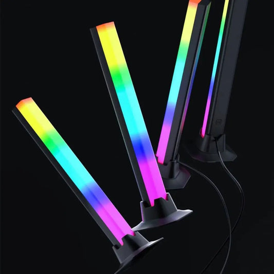 RGB Pickup RGB LED Light Bar USB Powered Smart Music Rhythm Lights Light Music Rhythm Sync Atmosphere Light Holiday Atmosphere