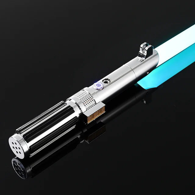 RGB Metal Lightsaber — 14-Color LED Sword with Sound Effects & USB Rechargeable Battery