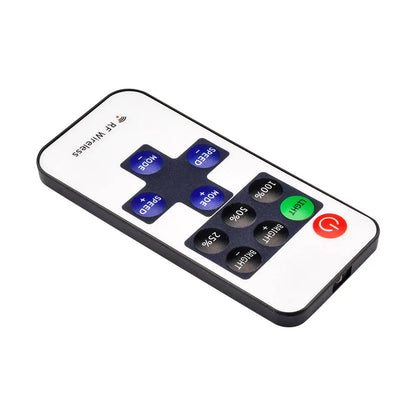 Mini LED Single Color Dimmer 11key RF Wireless Remote Controller DC 5V 12V 24V for LED Strip Light