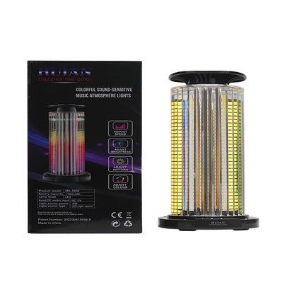RGB Voice Controlled Music Pickup Light LED Rhythm Atmosphere Surround Light Living Room Car Desktop Decoration