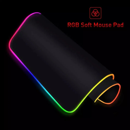 RGB LED Gaming Mouse Pad with Backlight Deskmat