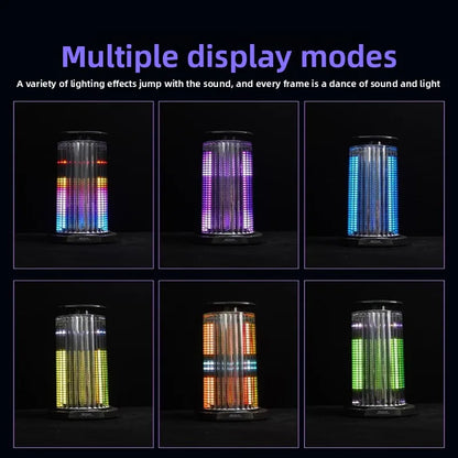 RGB Voice Controlled Music Pickup Light LED Rhythm Atmosphere Surround Light Living Room Car Desktop Decoration