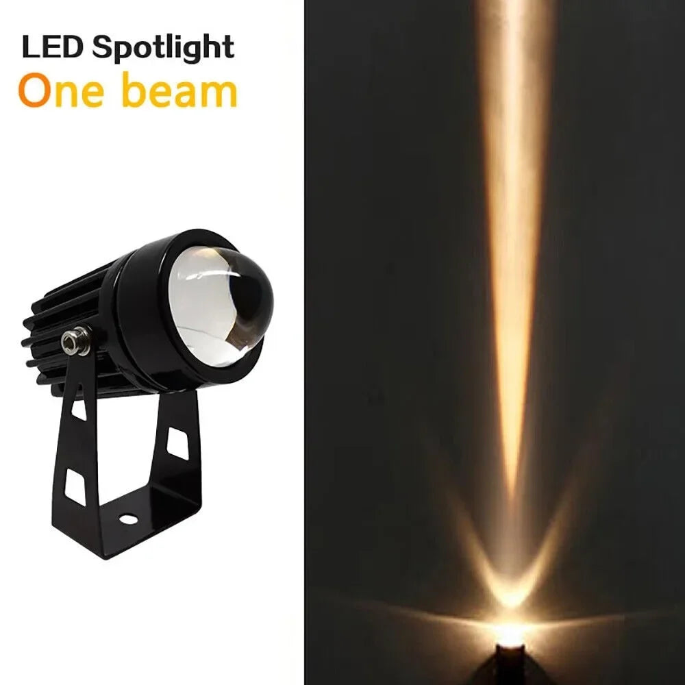 Portable Waterproof LED Lawn Light Outdoor Floodlights Narrow Beam Wall Washer Outdoor Light Spot Lamp