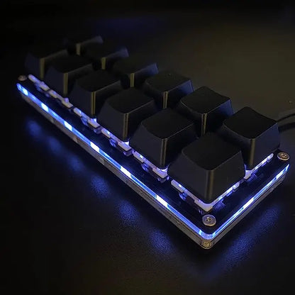 12-Key RGB Mechanical Gaming Keypad, One-Handed, USB-C