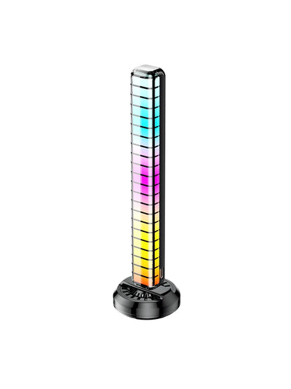 RGB Music Rhythm Light Voice Controlled Atmosphere Light Car Air Outlet Aromatherapy Atmosphere Lamp LED Rhythm Pickup Lamp