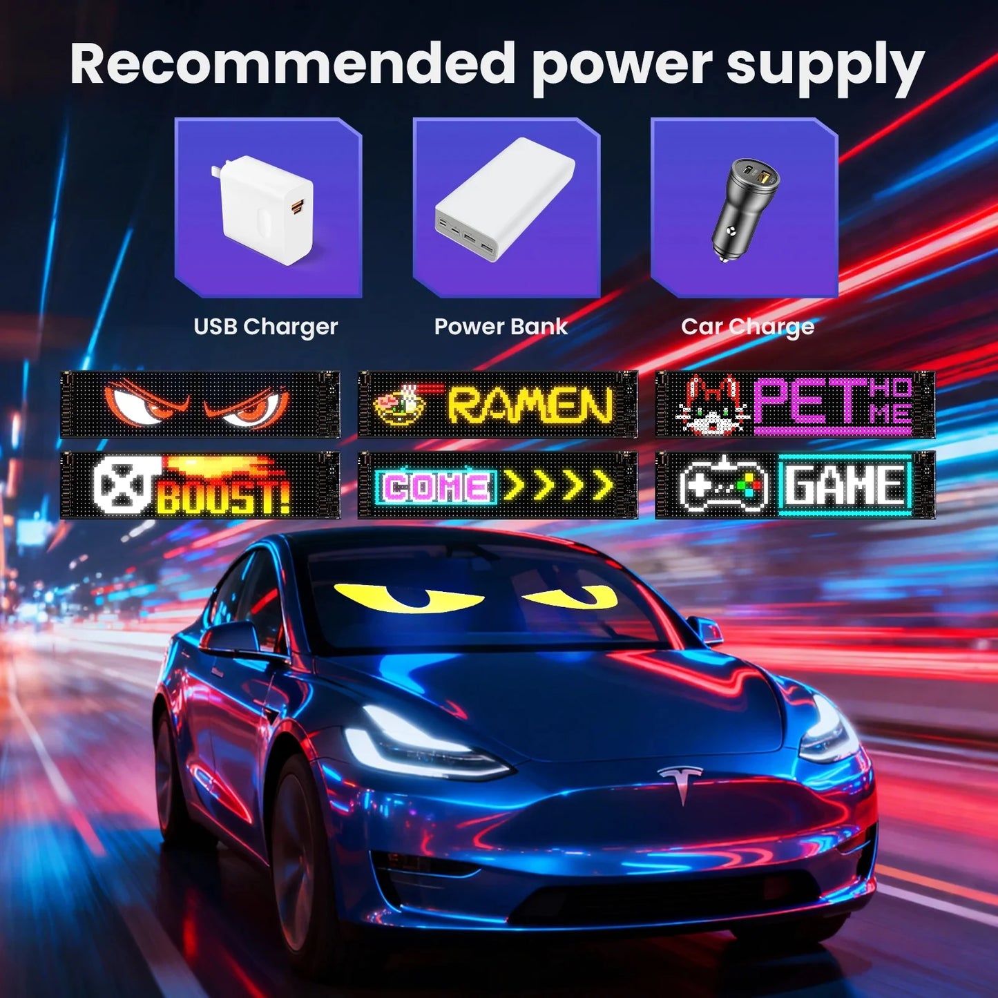 16*32RGB Pixel Soft Screen, USB 5V Programmable Scrolling Text/Animation, APP + Remote Control for Custom Text/Pattern/Animation Scrolling LED Display for DIY Decoration