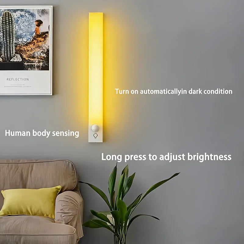 RGB Ambient Sensor Light - Adjustable Rainbow Gradient Running Light Suitable for Various Scenes Such As Living Room Bedroom