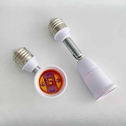 LED Light Bulb E27 Socket Flexible Extension Adapter Converter Wall Base Holder Screw Extension Cord for Lamp Holder
