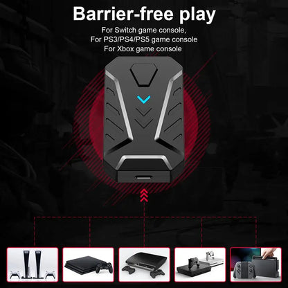 Gaming Keyboard And Mouses Combo With Converter Build In ForNintendo SwitchPS4 XboxConsoles