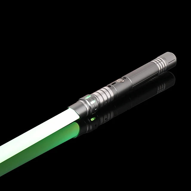 RGB Metal Lightsaber — 14-Color LED Sword with Sound Effects & USB Rechargeable Battery
