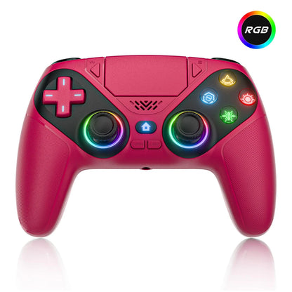 RGB Light Controller For PlayStation 5/PS5 Pro/Slim/PC Wireless Gamepad Marco/Turbo NO Drift Hall Effect Gaming Control Joystick