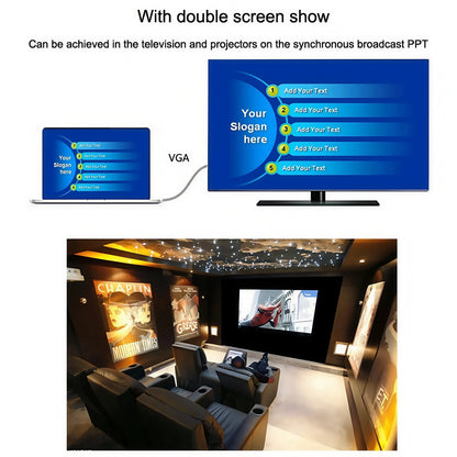 VGA To VGA Cable 15 Pin Male To Male Extension Converter Connector for Computer Monitor Projector PC TV Adapter