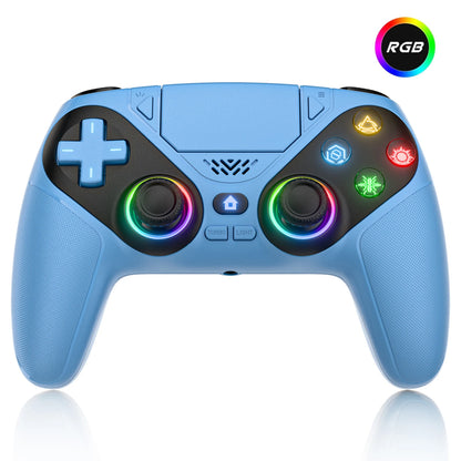 RGB Light Controller For PlayStation 5/PS5 Pro/Slim/PC Wireless Gamepad Marco/Turbo NO Drift Hall Effect Gaming Control Joystick