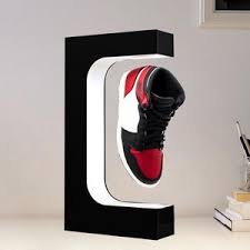7 Colors Magnetic Floating Shoe Display Stand with LED Light
