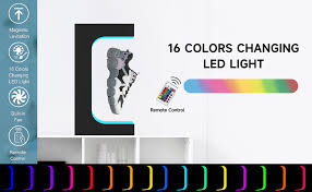 7 Colors Magnetic Floating Shoe Display Stand with LED Light