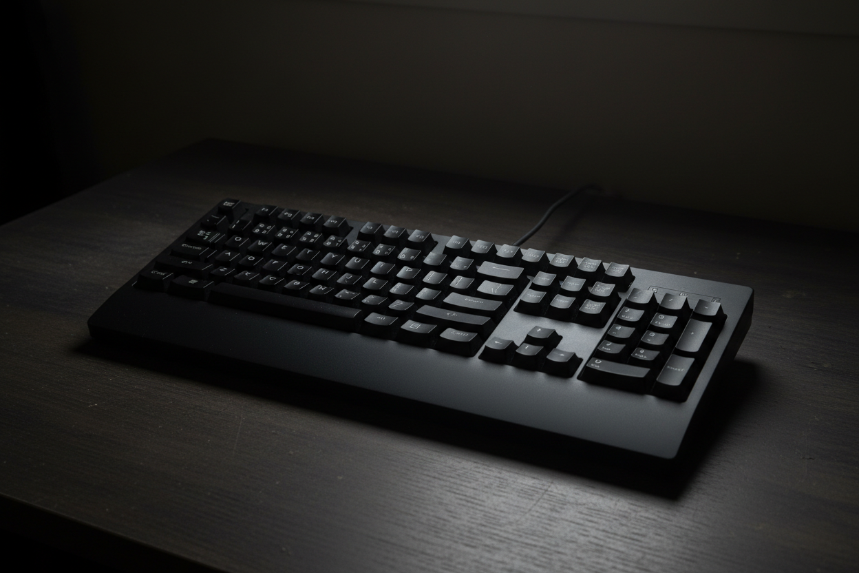Plain keyboard - BEFORE