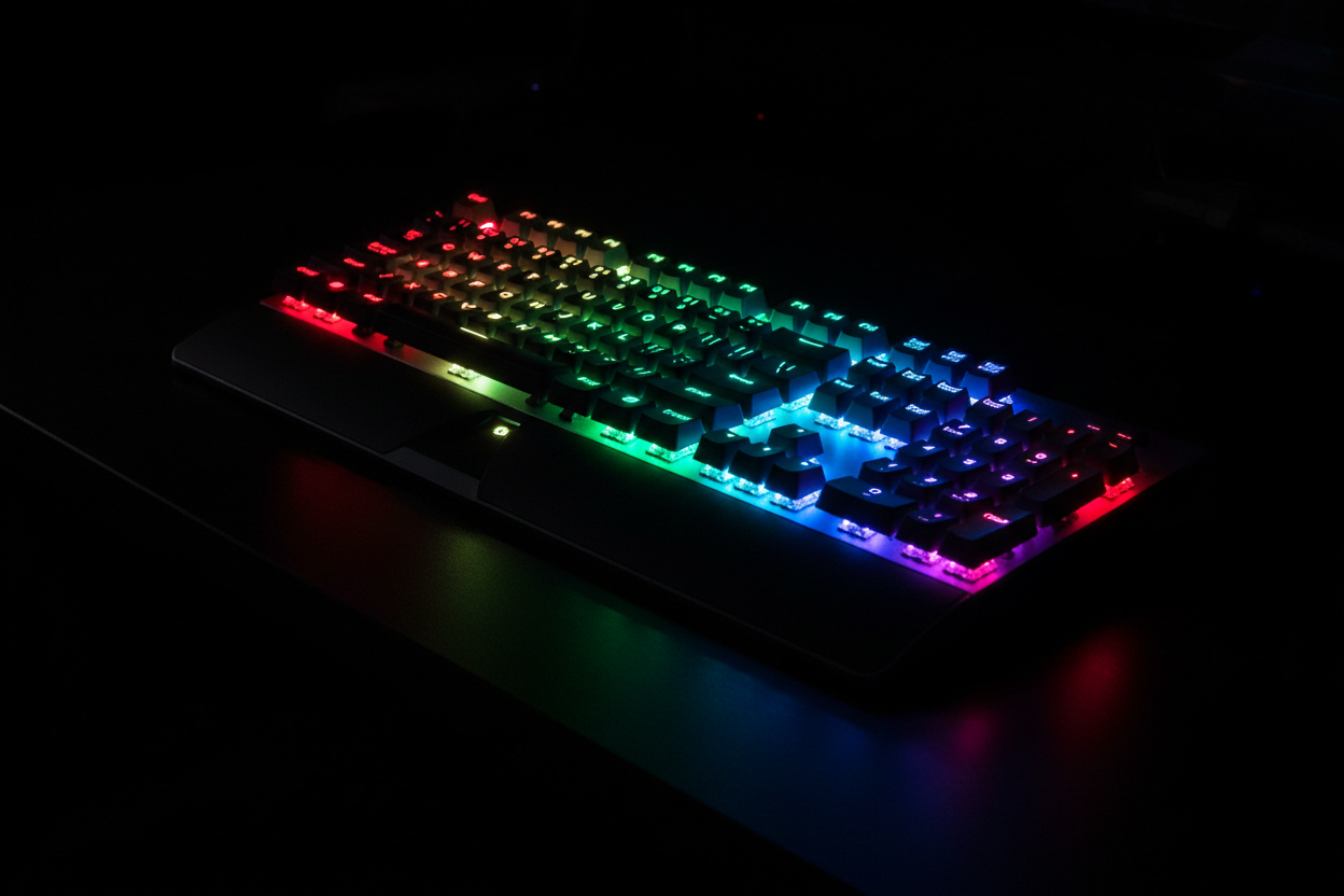 RGB lit keyboard - AFTER