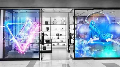 MDS Display – Transparent LED Window Display (Waterfall Effect)