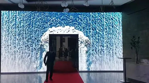MDS Display – Transparent LED Window Display (Waterfall Effect)