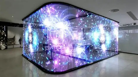 MDS Display – Transparent LED Window Display (Waterfall Effect)